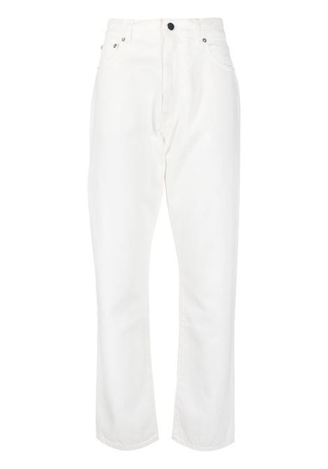 White Wular high-rise straight-leg jeans - LOULOU STUDIO women